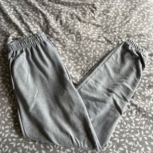 Grey sweatpants